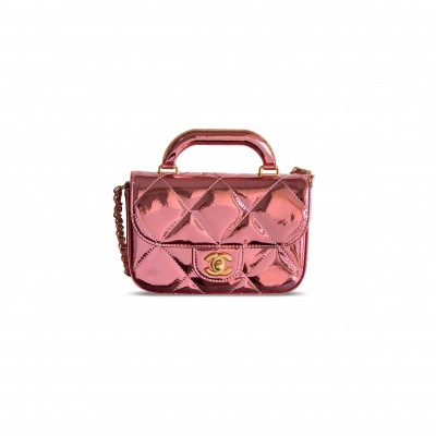 CHANEL MINI FLAP BAG WITH TOP HANDLE AS5805 (18.5*13*4.5cm)